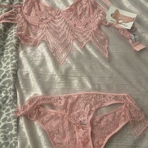 Nwt lacy lingerie set
